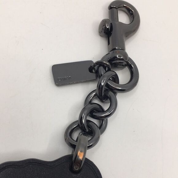 Coach Limited Edition Embroidered Cactus Leather Bag Charm w/ Gunmetal Hardware - Picture 6 of 16